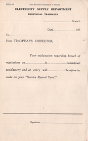 Report outcome - breach of regulations