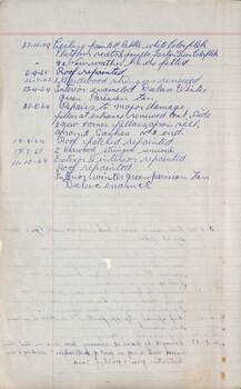 SEC Tramcar record - tram 11 - sheet 3 of 6