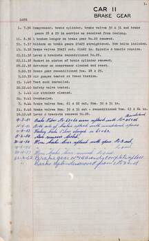 SEC Tramcar record - tram 11 - sheet 4 of 6