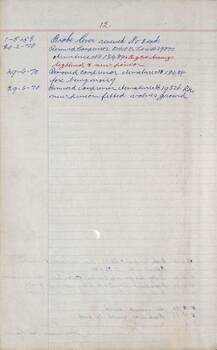 SEC Tramcar record - tram 12 - sheet 5 of 7