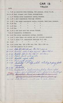 SEC Tramcar record - tram 13 - sheet 6 of 6