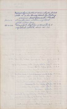 SEC Tramcar record - tram 14 - sheet 5 of 6