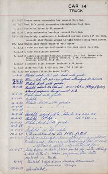 SEC Tramcar record - tram 14 - sheet 6 of 6