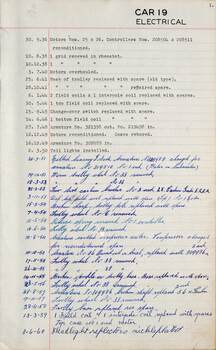 SEC Tramcar record - tram 19 - sheet 4 of 5