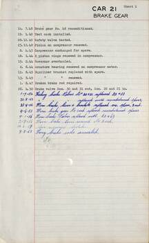 SEC Tramcar record - tram 21 - sheet 3 of 5