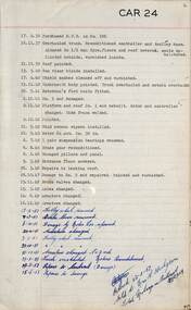SEC Tramcar record - tram 24 sheet 1 of 5