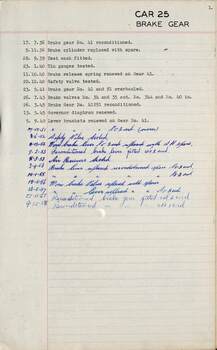 SEC Tramcar record - tram 25 - sheet 3 of 5