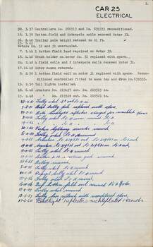 SEC Tramcar record - tram 25 - sheet 4 of 5