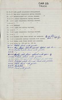 SEC Tramcar record - tram 25 - sheet 5 of 5