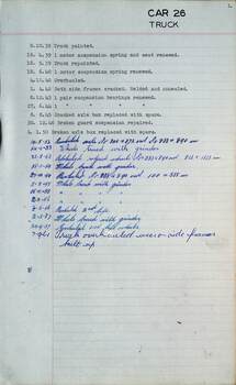 SEC Tramcar record - tram 26 sheet 5 of 5