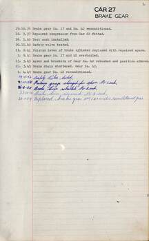 SEC Tramcar record - tram 27 - sheet 4 of 6