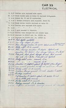 SEC Tramcar record - tram 33 sheet 6 of 7