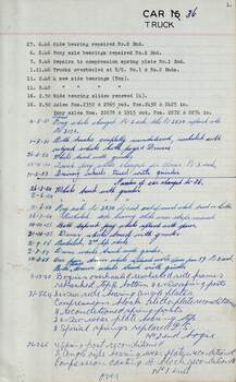 SEC Tramcar record - tram 36 - sheet 5 of 5
