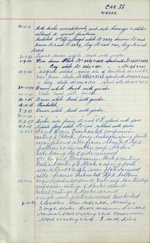 SEC Tramcar record - tram 38 - sheet 5 of 5