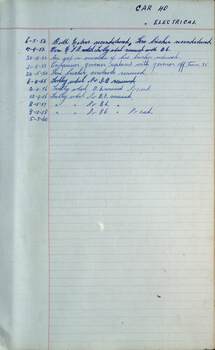 SEC Tramcar record - tram 40 - sheet 4 of 5