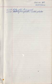 SEC Tramcar record - tram 43 - sheet 4 of 5