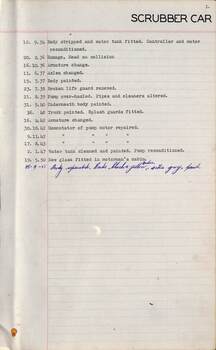SEC Tramcar record - Scrubber tram - sheet 1 of 5