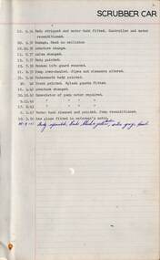 SEC Tramcar record - Scrubber tram - sheet 1 of 5