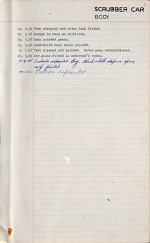 SEC Tramcar record - Scrubber tram - sheet 2 of 5