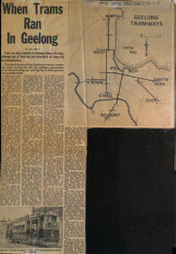 "When trams ran in Geelong"