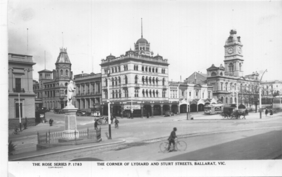 "Corner of Lydiard and Sturt Streets, Ballarat"