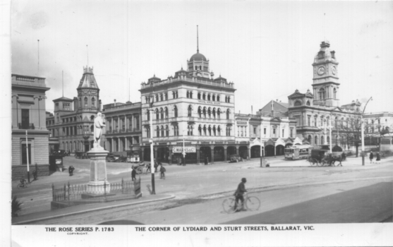 "Corner of Lydiard and Sturt Streets, Ballarat"