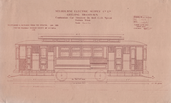 "Combination Car Mounted Brill E1B Special Radiax Truck"