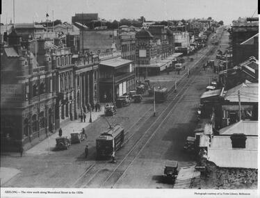"Geelong - the view south along Moorabool Street"