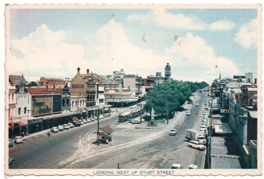 Nucolorvue Productions, "Looking west up Sturt Street"