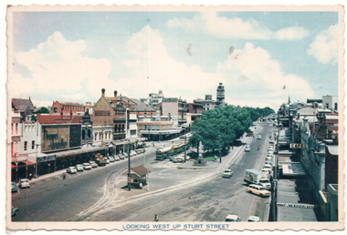 Nucolorvue Productions, "Looking west up Sturt Street"