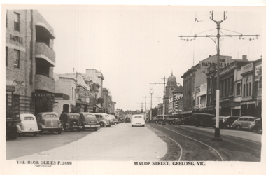 Malop Street Geelong Postcard Rose Series
