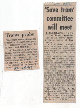 Save the trams committee