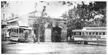 Bendigo Steam tram depot