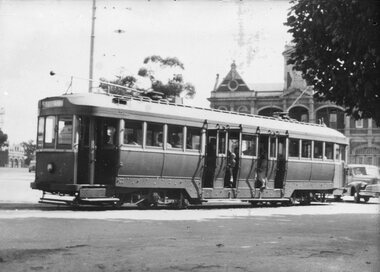 Glass plate - Bendigo tram 26 Eaglehawk