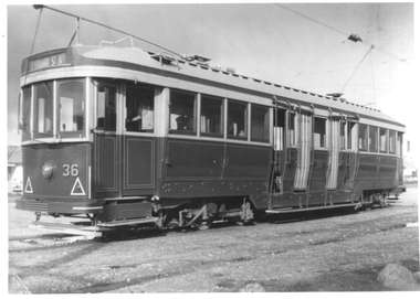 Tram 36 at Sebastopol