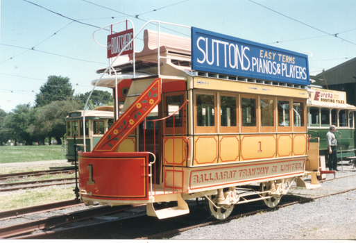  Ballarat Horse tram 1 at launch