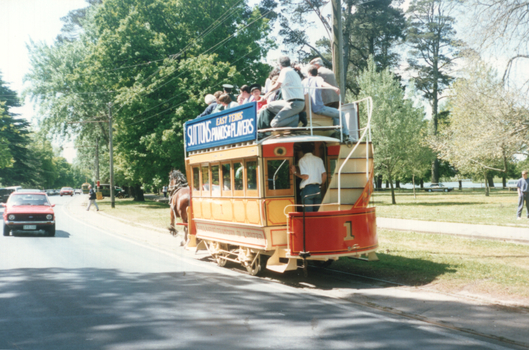  Ballarat Horse tram 1 - Wendouree Parade