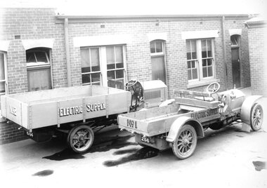 Geelong Tramway Lorries Nos. 1 & 2.  c. mid 1920s.