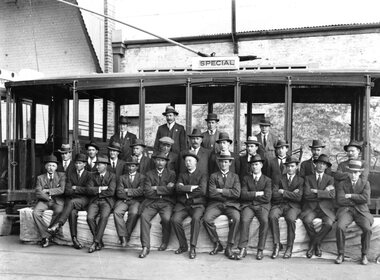 Geelong Tramway managerial and administrative staff.