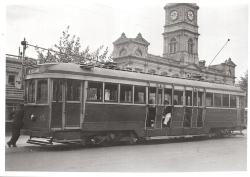 Ballarat tram 15, City