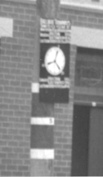 2400 dpi scan of the clock