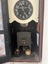 Cincinnati "bundy" clock - wooden case door open