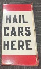 "HAIL CARS HERE"