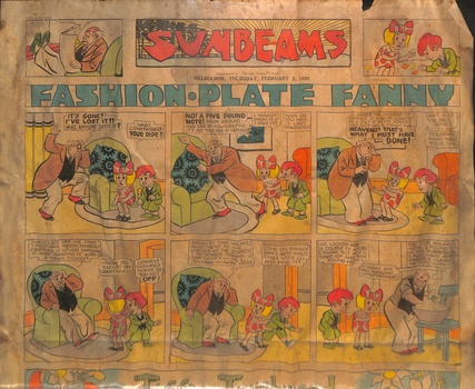 Sunbeams "Fashion Plate Fanny" - top part