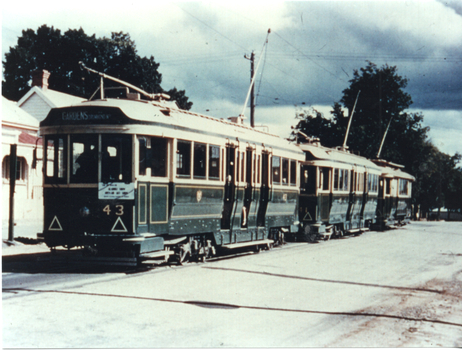 Tram 43 and others - Mt Pleasant