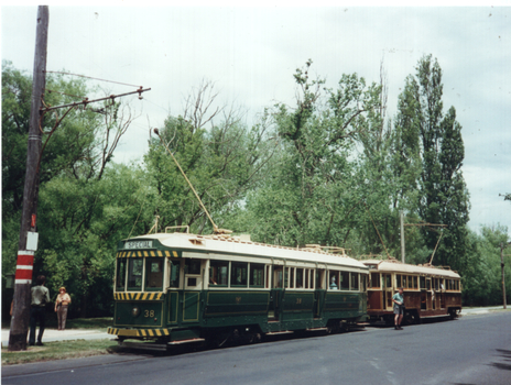 Trams 38 and 661 St Aidans Drive