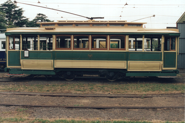 BTM tram 27 at depot