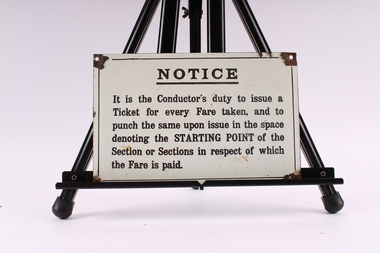 Conductors duty sign