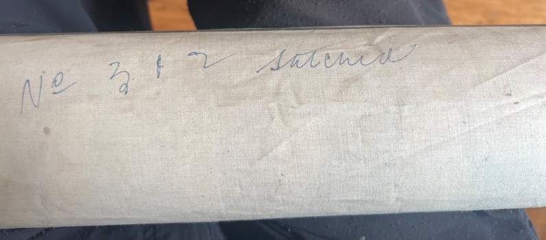 note written on roll