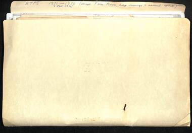 File cover and details of contents